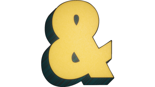 Typekit 3d Scribble Ampersand