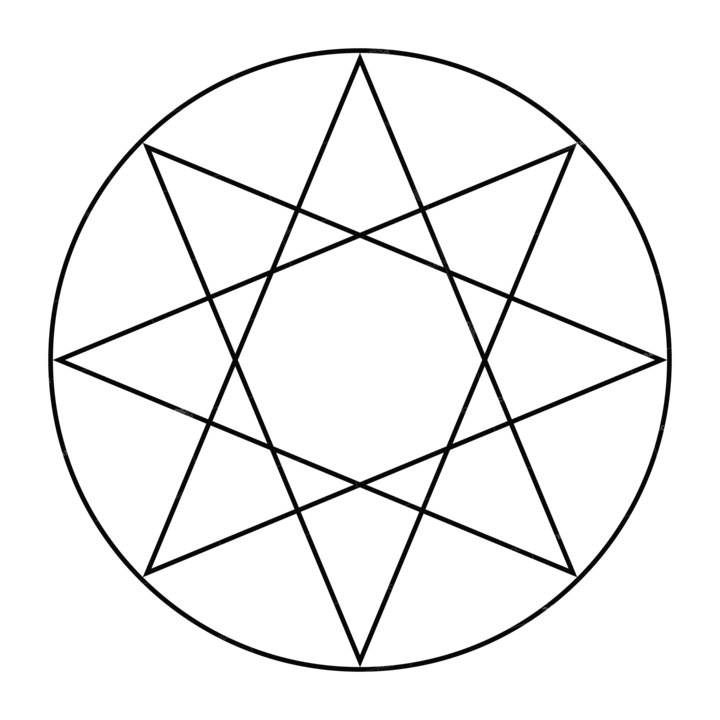 Octagram Line Style02