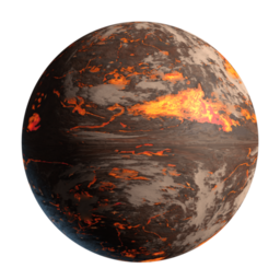 Lava Planet Material 1