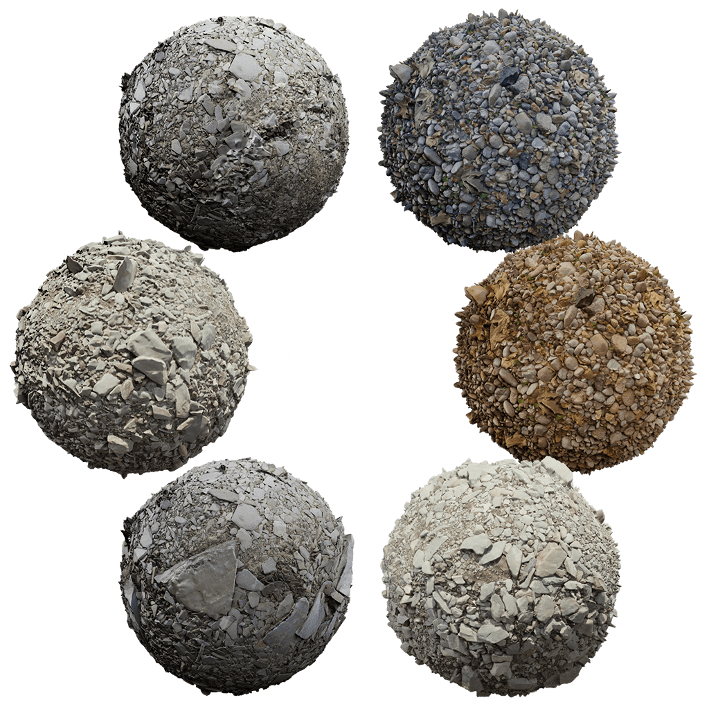 Unreal Rocky Materials