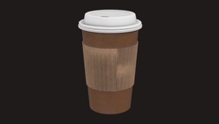 Paper Cup Brown