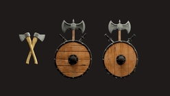 Viking Weapon Wall Decor