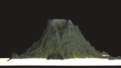 Volcano Island 1 - Low Poly